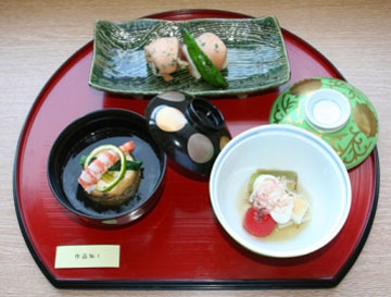 第4回日本料理コンペティション　九州・沖縄地区予選大会　2位作品