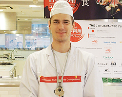 第7回日本料理コンペティション　欧州会場予選大会　2位　Daniele Codini　氏